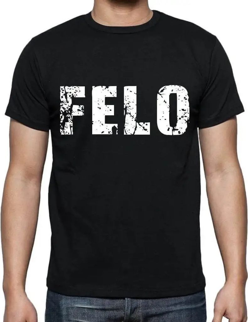 Herren Grafik T-Shirt Felo Öko-Verantwortlich Vintage Jahrgang Kurzarm Lustige Druck Geburtstag Geschenk Mann