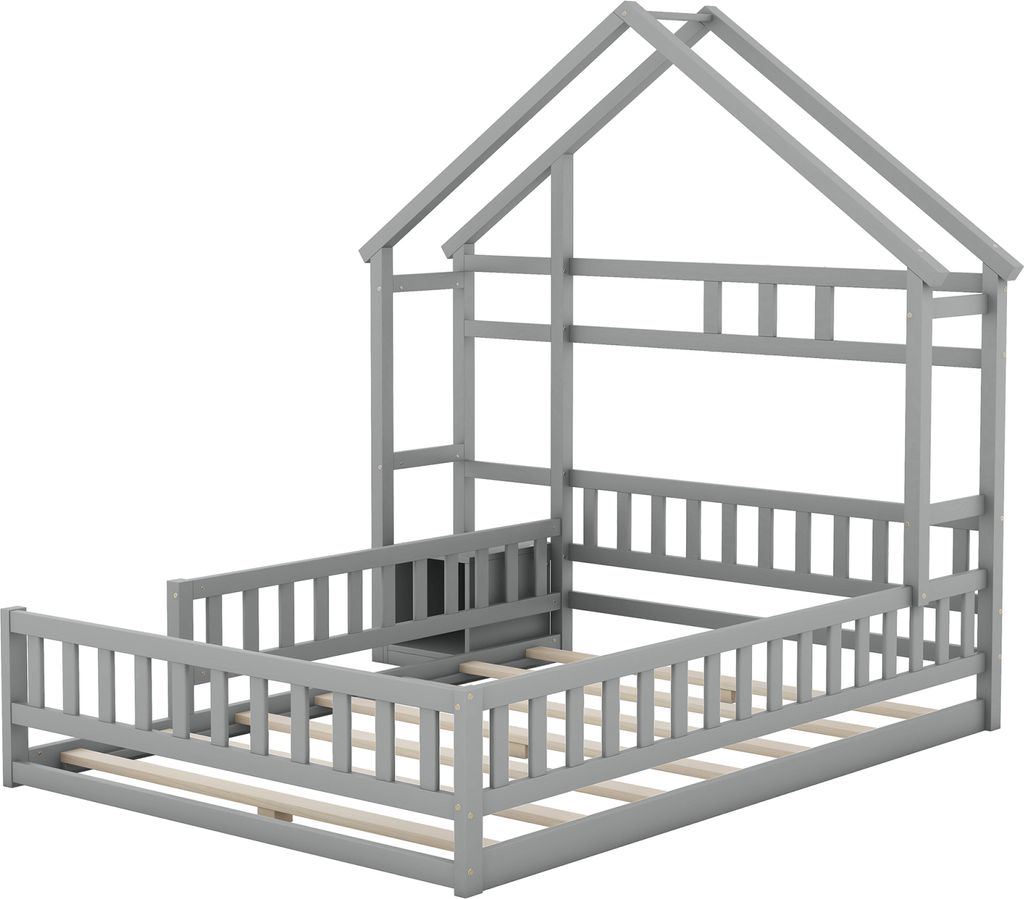 CDGlobal Kinderbett 140x200cm mit Rausfallschutz, Produktbild 5