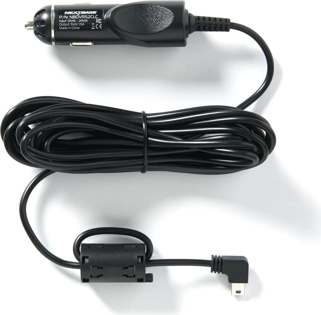 Chargeur voiture Nextbase 12V câble pour caméra de bord de auto