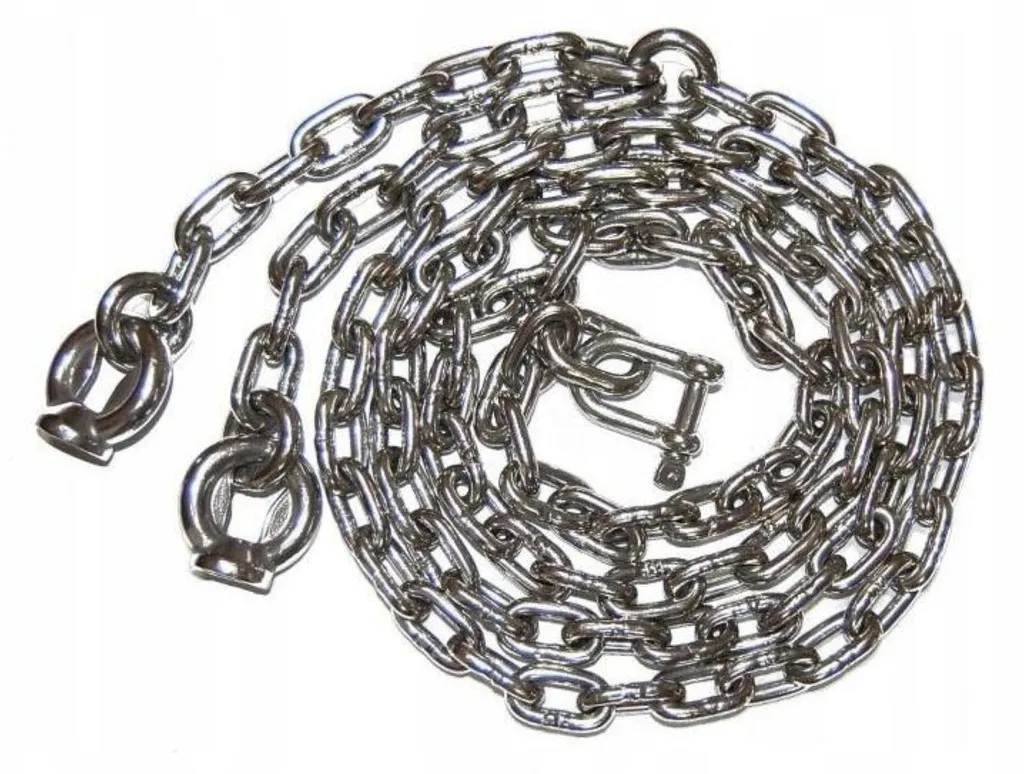 BelloGriardino Chaîne de Balançoire 1,8m en Acier Inoxydable Robuste