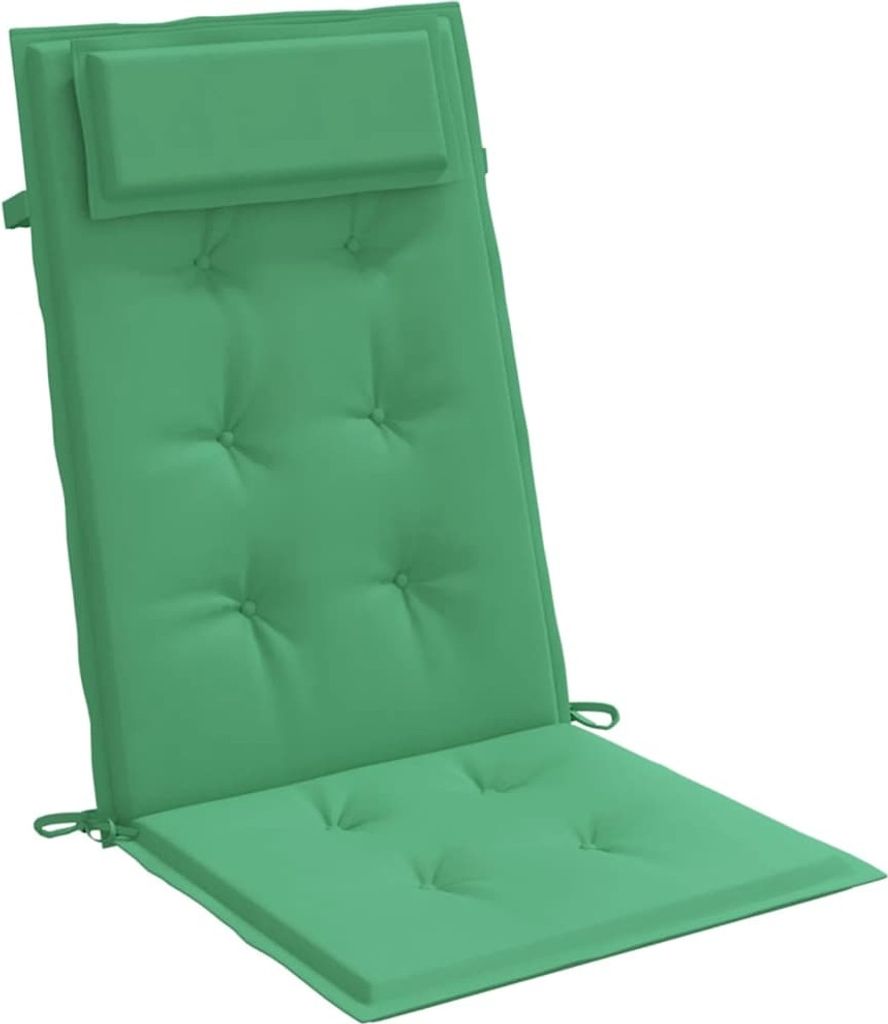 vidaXL Hochlehner-Auflagen 6 Stk. Grün Oxford-Gewebe