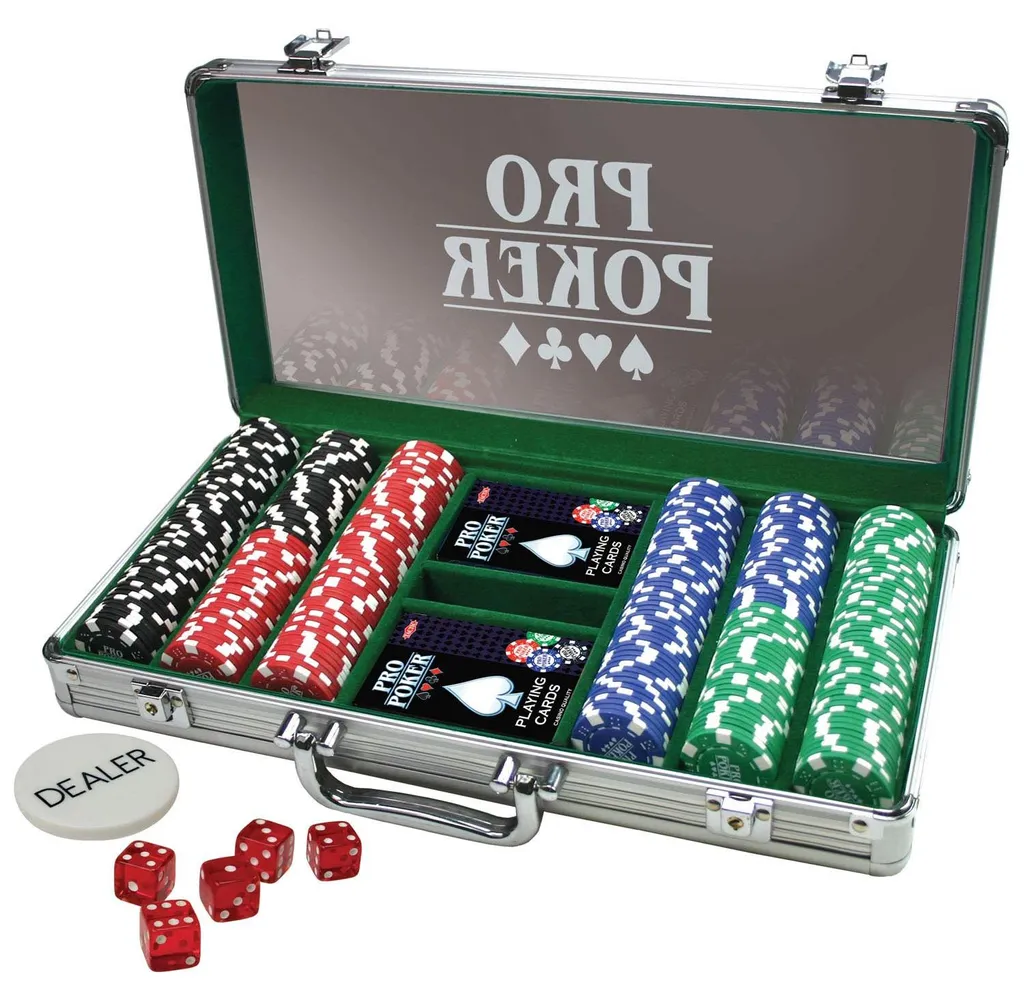 Set de poker Tactic 03092 complet avec 300 jetons et cartes