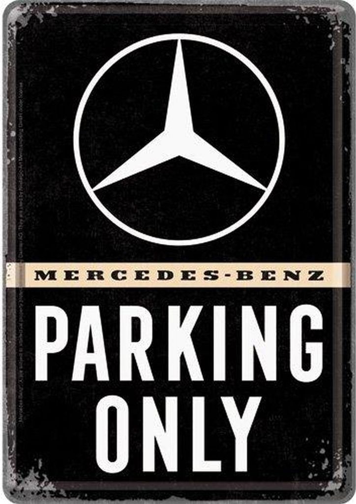 Nostalgic-Art - Blechpostkarte - Mercedes-Benz - Parking Produktbild 