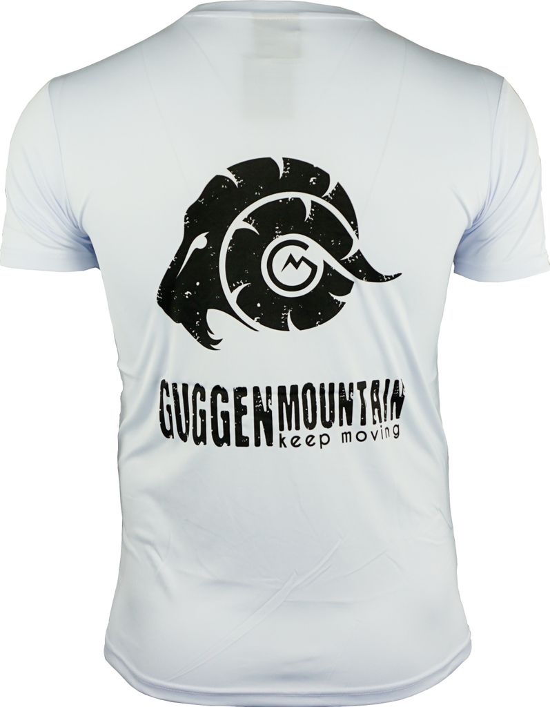 GUGGEN MOUNTAIN Herren Funktiosshirt Funktionswäsche Funktions T-Shirt Sport Outdoor Aktivitäten Schnelltrocknend Kurzarm Atmungsaktive Weiss M