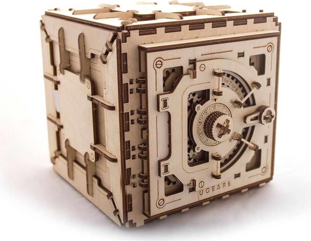 UGEARS 3D-Puzzle Safe 179 Teile Produktbild 