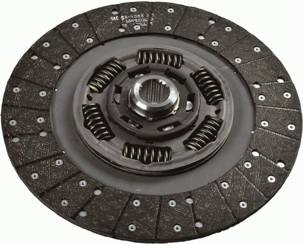 SACHS 1878 007 622 Kupplungsscheibe 395mm passend für MERCEDES-BENZ ATEGO 18-Zähne