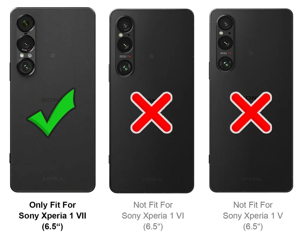 JEZSHTAI Cover per Sony Xperia 1 II Custodia in Silicone