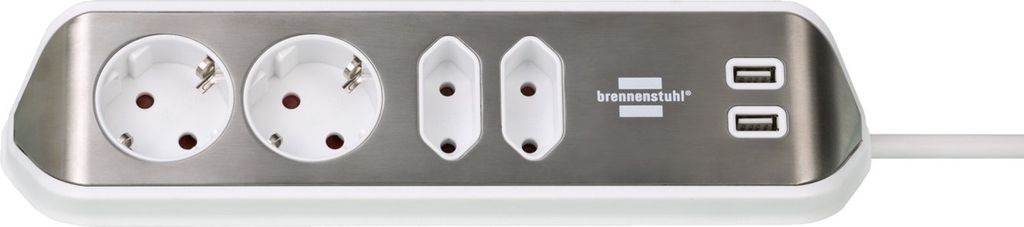 Listwa zasilająca Brennenstuhl estilo narożna 4-krotna Zdjęcie produktu 