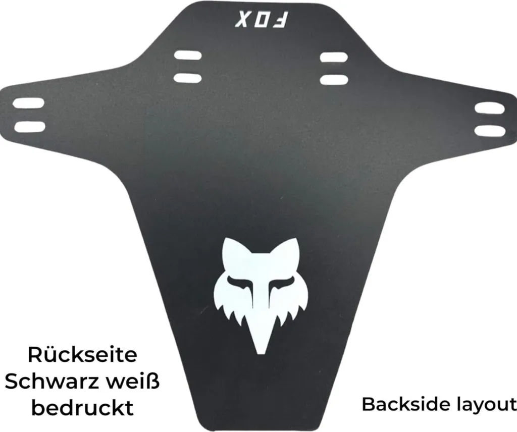 Garde-boue Fox Mud Guard pour Éviter les Projections de Boue VTT Camo - 4