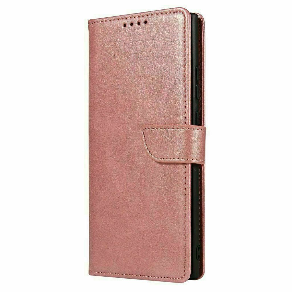 Magnet Etui Elegantes Etui Mit Klappe Und Stand Samsung Galaxy A42 5G Rosa