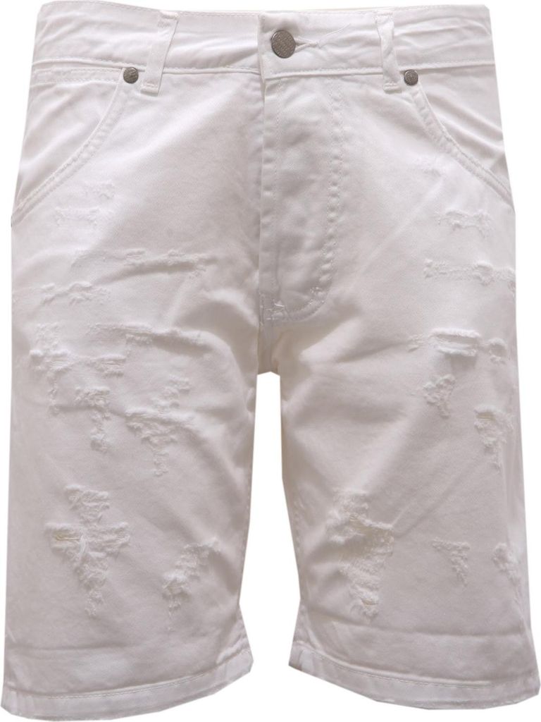 4050AG bermuda uomo OVER-D off white Baumwolle shorts men
