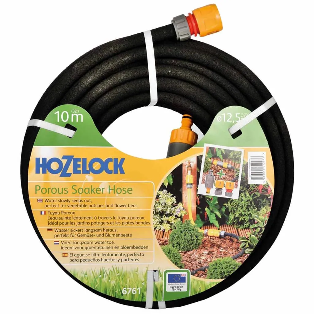 Tuyau poreux 10m x 13mm pour l'arrosage goutte à goutte du potager