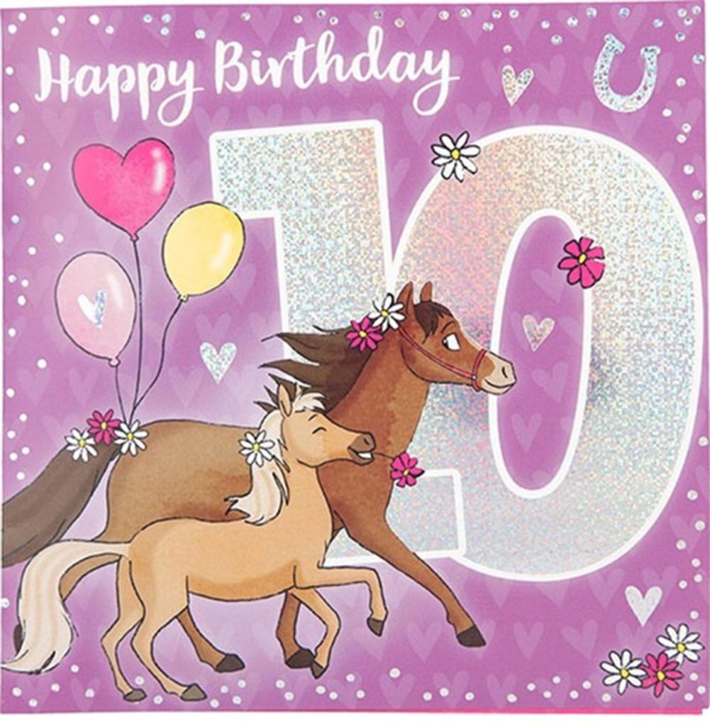 Depesche 11515-019 Zahlenkarte zum 10. Geburtstag mit Produktbild 