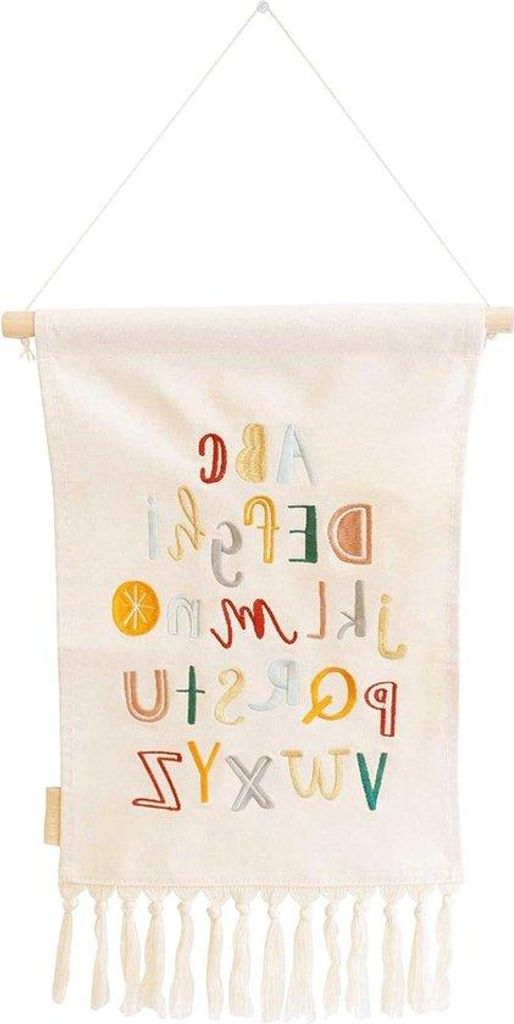 Kinderzimmer-Wanddeko - Boho Wandkleed - Alphabet Set - Kinderzimmer Ausstattung