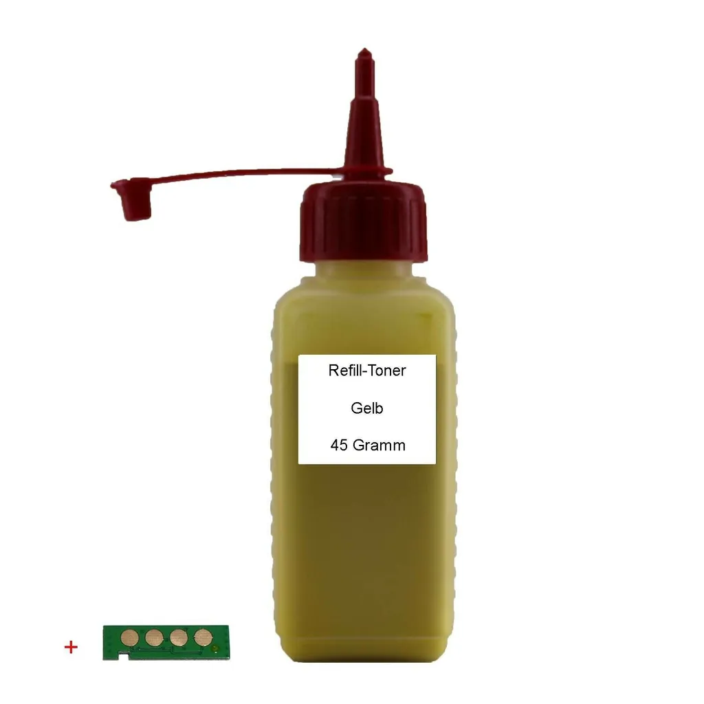 Ricarica Toner Giallo CLT-406S + Chip per Samsung CLX-3300 3305 1000 Pag