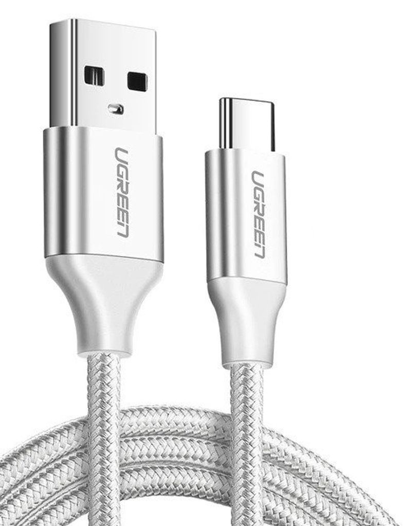 UGREEN US288 USB-zu-USB-C-Kabel, QC3.0, 2 m (Weiß) Produktbild 
