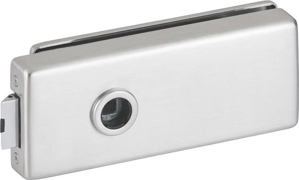 Serrure HERMAT 6081 en Inox pour Porte Verre 8mm Système de Fermeture UG