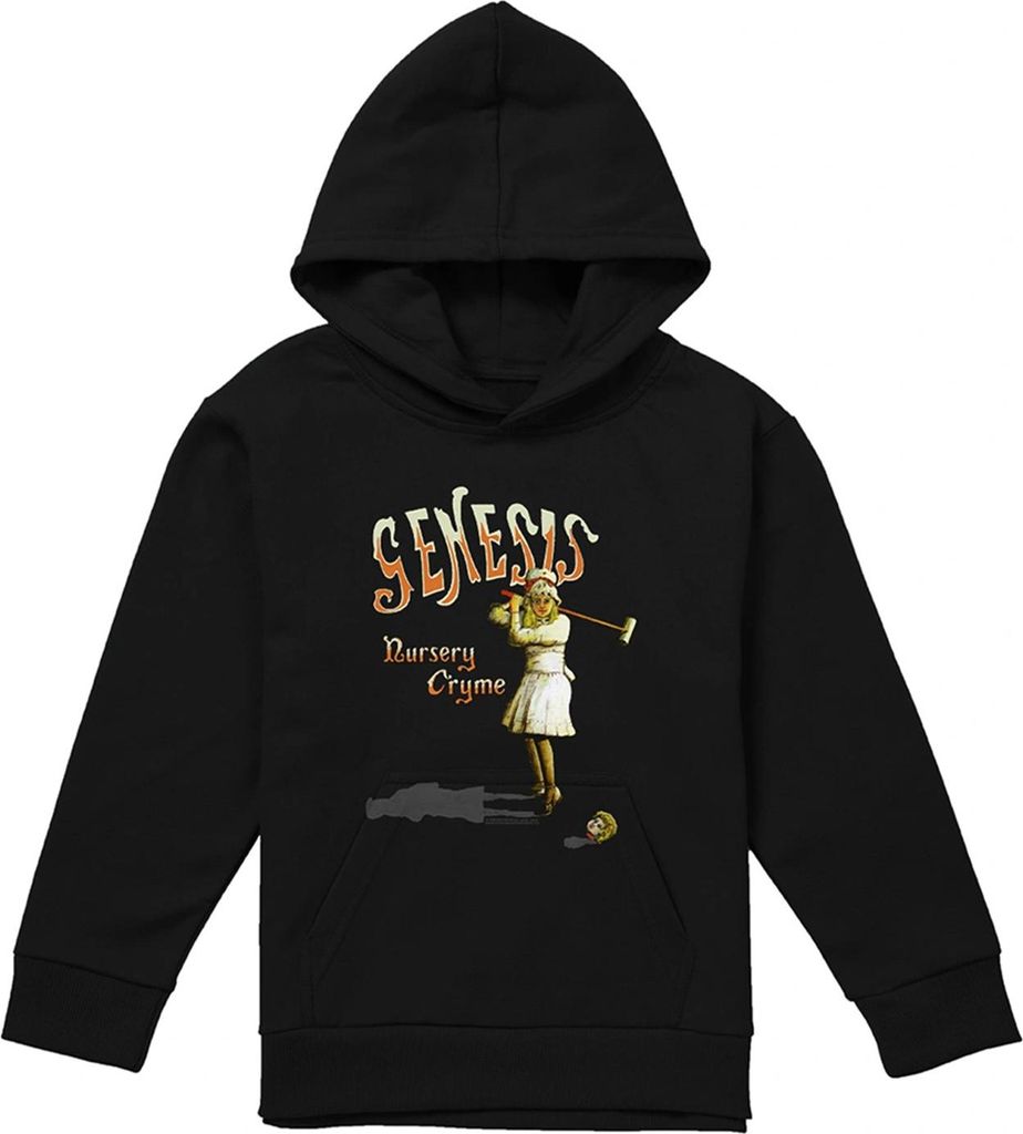 Genesis - "Nursery Cryme" Kapuzenpullover für Kinder TV23240 (152-158) (Schwarz)