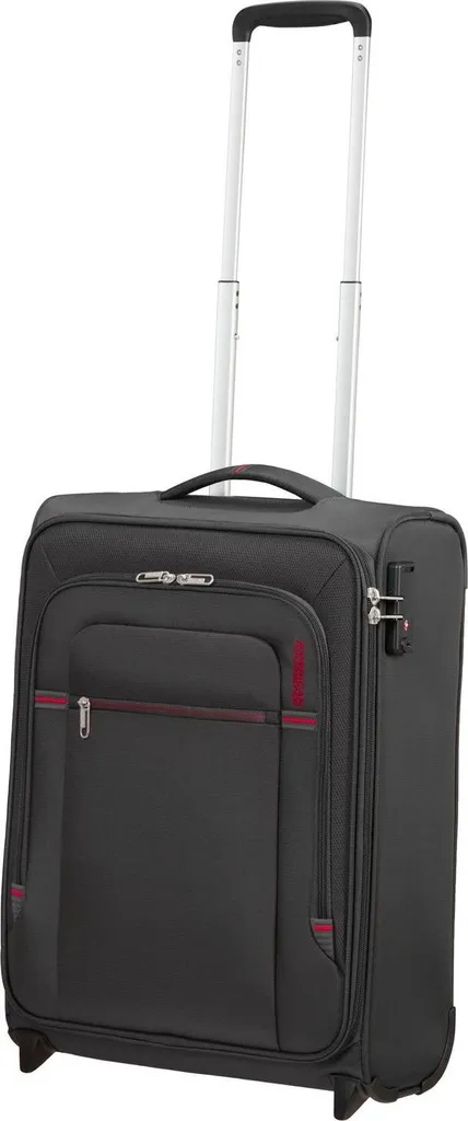 Valise Cabine Souple Crosstrack Upright 55cm TSA Anthracite et Rouge