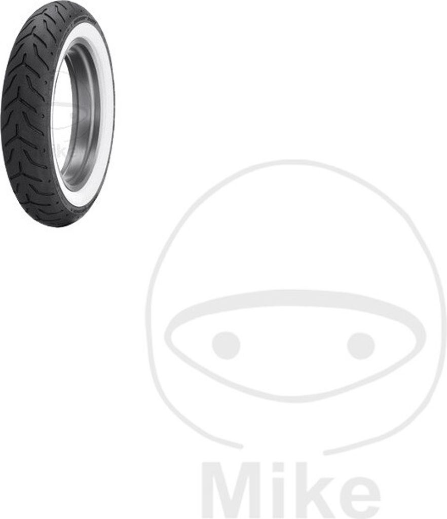 Dunlop D408 (Harley-D) 130/90 B16 M/C Tl 67H Www Anteriore Immagine del prodotto 
