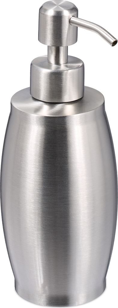 Dispenser per sapone Relaxdays, 350 ml, acciaio Immagine del prodotto 