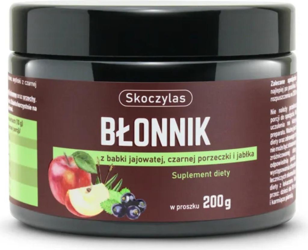 Skoczylas Ballaststoffe aus Wegerich, schwarzer Johannisbeere und Apfelpulver 200 g