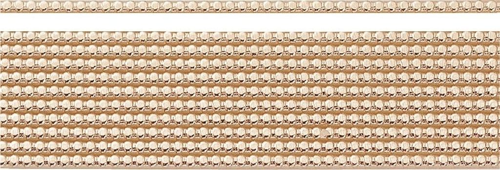 Wachs - Perlstreifen 2mmx20cm rosegold glänzend VE=6x11 Stück