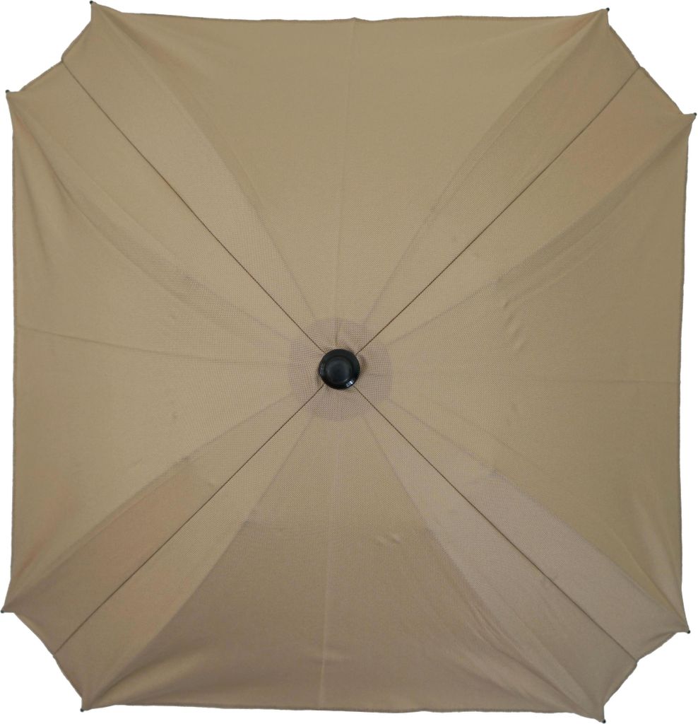 Skyline Sonnenschirm für Kinderwagen flexiblem Befestigungsarm UV-Schutz50+ Sonnensegel Sonnenschutz Kinderwagen-Sonnensegel, Ø70cm, Beige