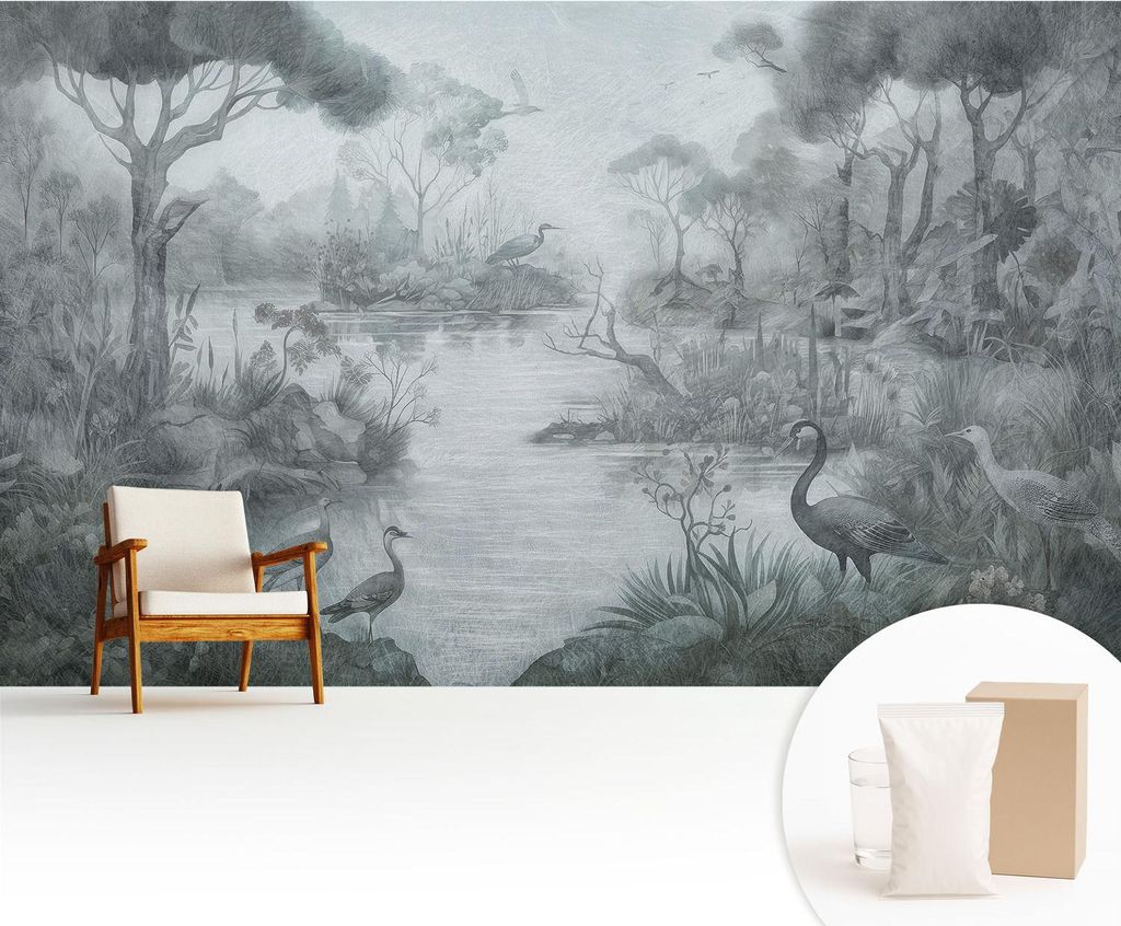 Fototapete - 416x254 cm - Tapete - Wandtapete - Wandbilder - Dekofolie - Tapete Folie - Wand - Dekoration - Wohnzimmer - Naturlandschaft