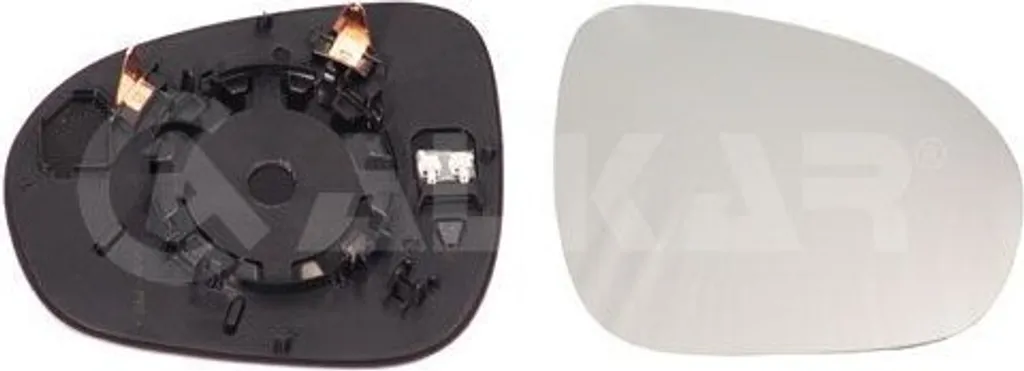 Miroir cassé ? Verre de rétroviseur droit Fiat 500X ALKAR OE 71778000