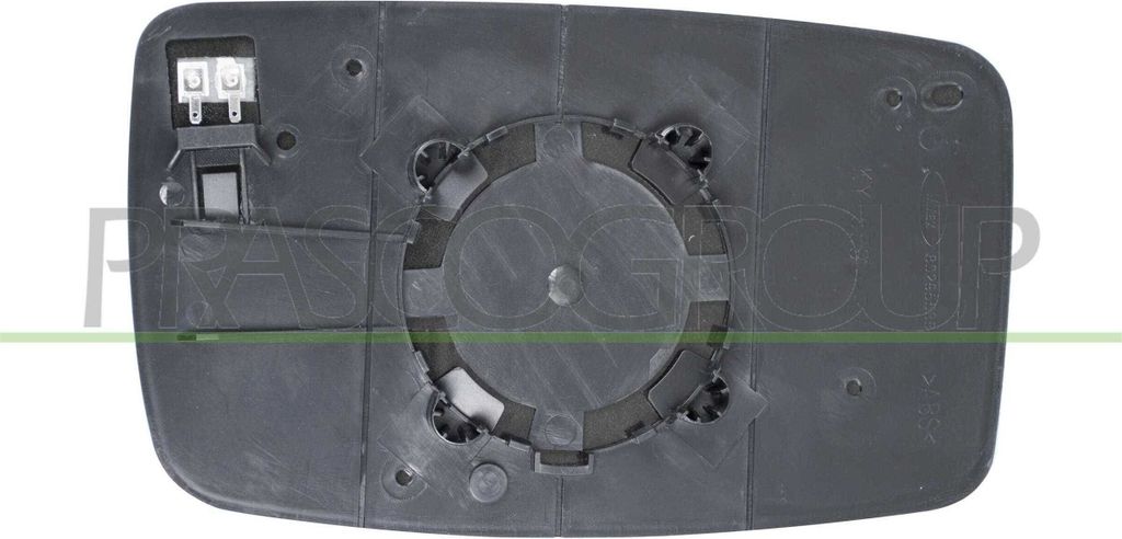 PRASCO Spiegelglas Außenspiegel für FIAT Scudo (270, 272) Beheizbar Konvex FT9237533