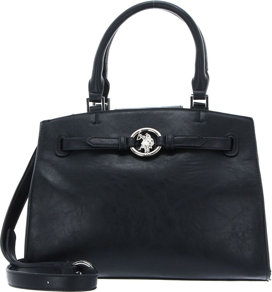 U.S. POLO ASSN. Handtasche Schultertasche New Delaware Hand Bag Black schwarz