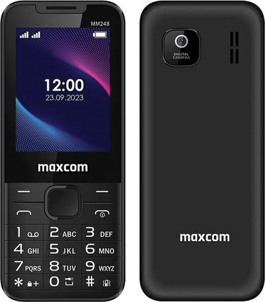 Maxcom MaxCom Classic MM248 4G 6,1 cm (2,4") 82,3 g Nero Immagine del prodotto 