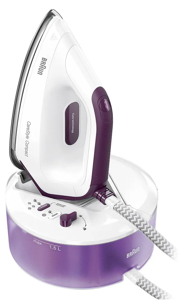 Station de repassage Braun 2400W 1,5L avec semelle EloxalPlus 3D IS2144VI