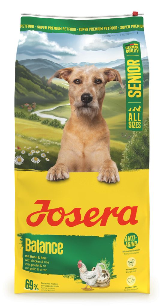 Josera Hundetrockenfutter Senior Balance 12,5 kg Huhn & Produktbild 