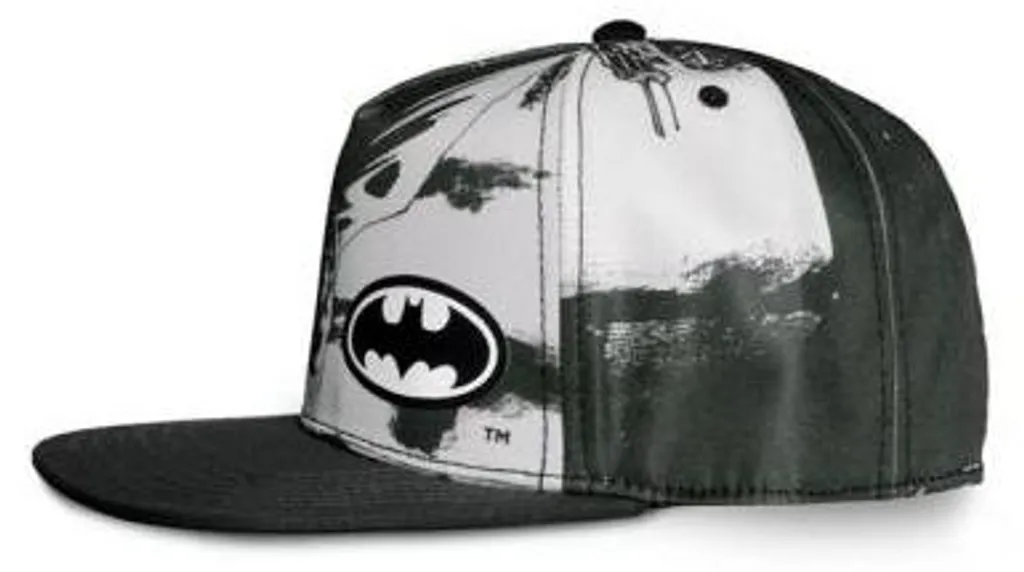 Casquette Batman Baseball Noir avec Logo Chauve-souris Inversé DC - 10