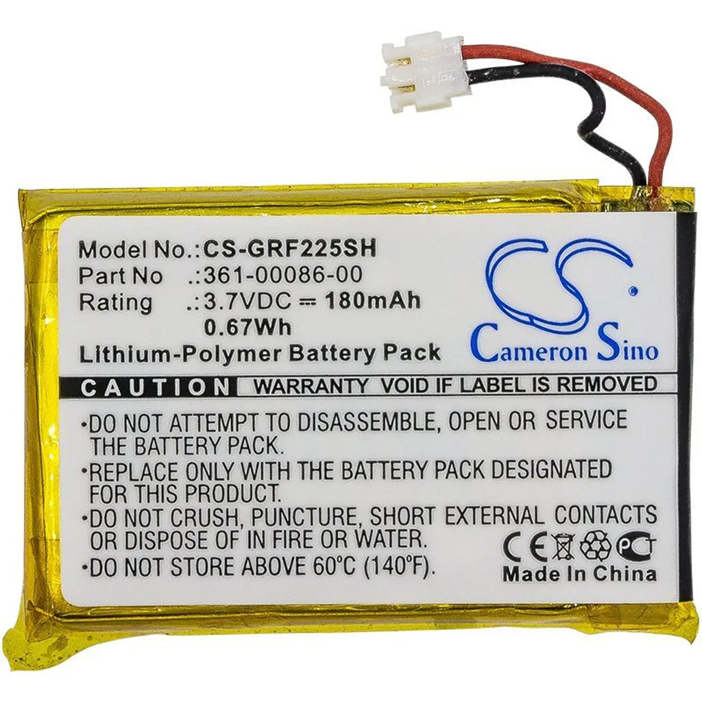 Batterie de rechange compatible avec montre Garmin Forerunner 225 - 3