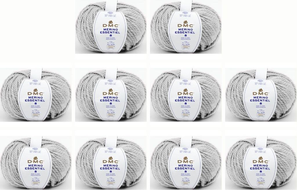 10x DMC Merino Essentiel-8 – nejtlustší příze z řady Obrázek produktu 