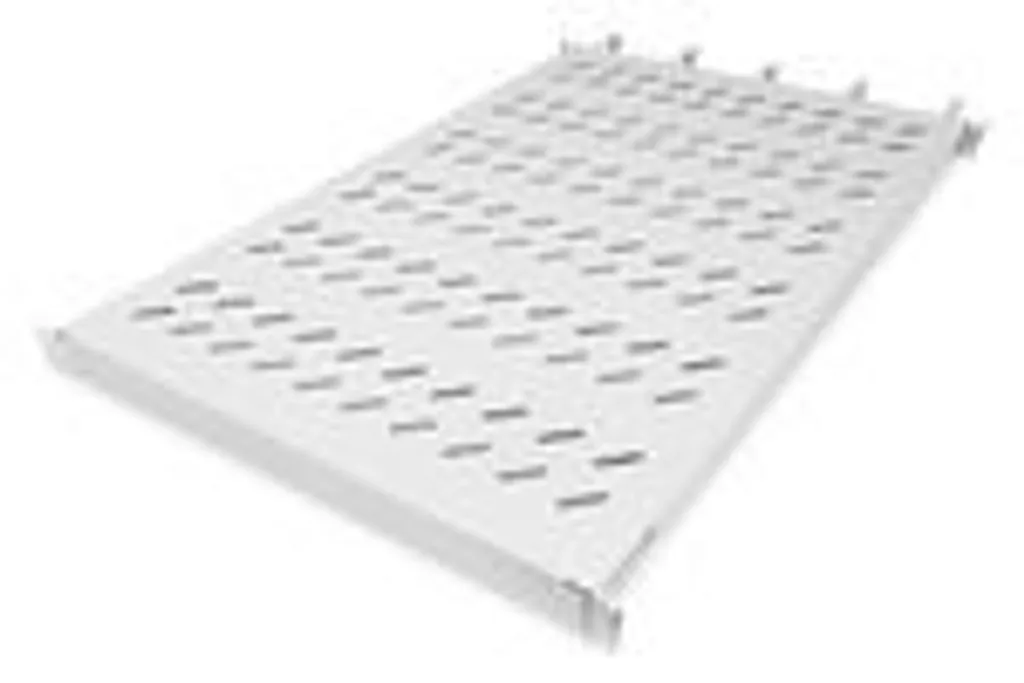 Étagère de Rack 1U - Gestion de Câbles Intégrée - Acier Gris RAL 7035 19"