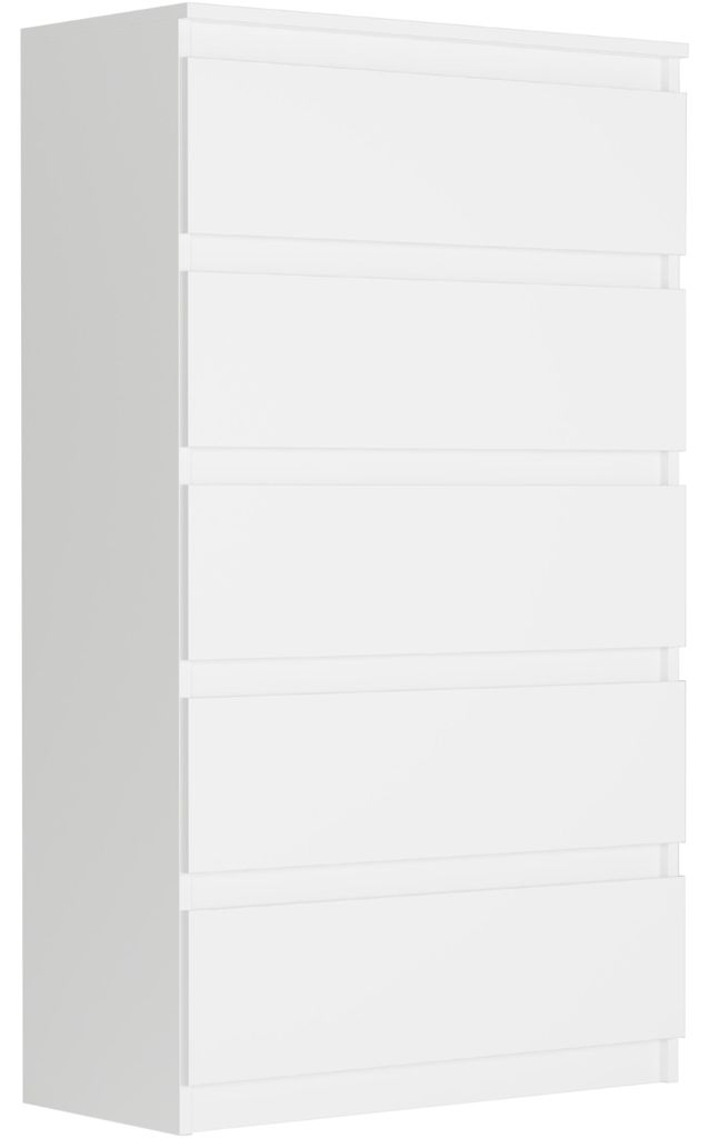 Komoda 70 cm 5 zásuvek skříňka FRAMIRE R-5 bílá Obrázek produktu 