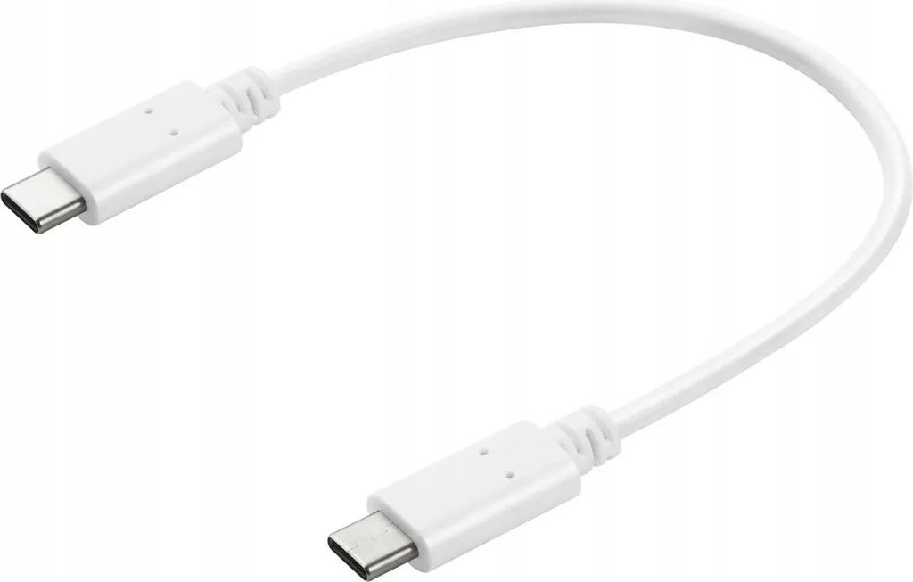 Sandberg Cavo di ricarica USB-C 0,2 m, 0,2 m, USB C, USB C, Bianco