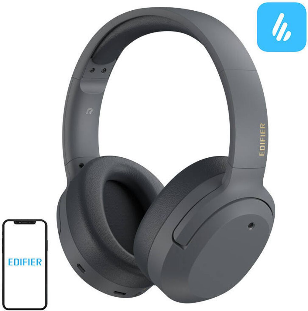 Cuffie wireless Edifier W820Nb, Anc (Grigio) Immagine del prodotto 