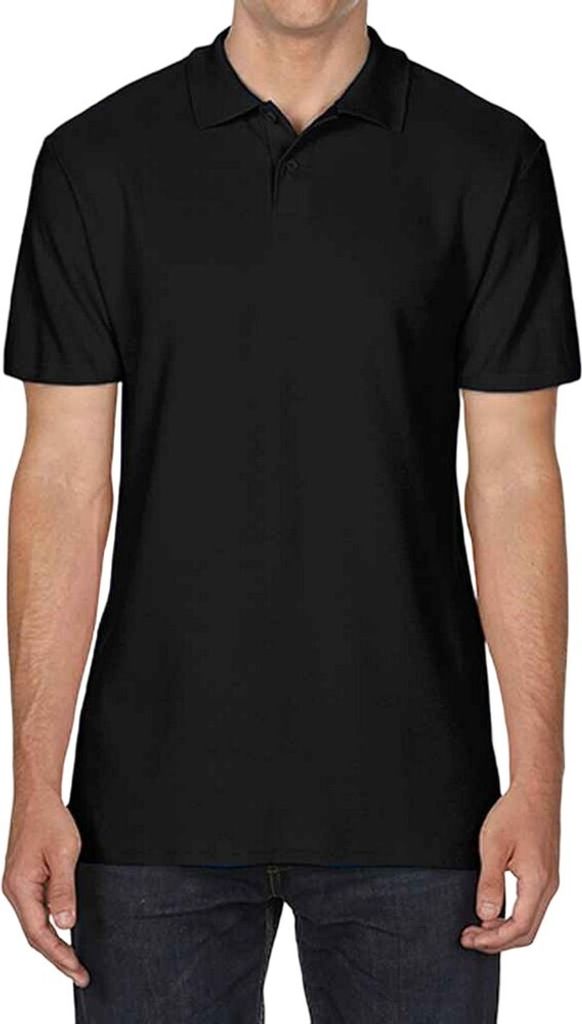 Gildan - "Softstyle" Poloshirt für Herren/Damen Uni RW7790 (4XL) (Schwarz)