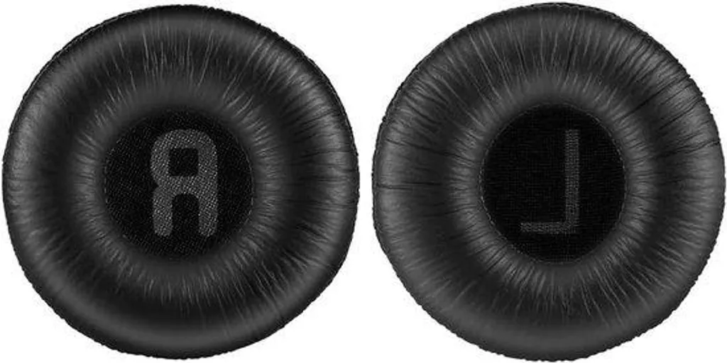 Coussinets de rechange pour casque supra-auriculaire noir, lot de 2