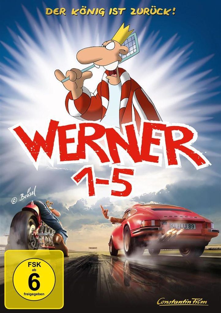 Werner 1 - 5 Königbox (DVD) 5Disc Min: 435/DD5.1/WS 5Disc Obrázok produktu