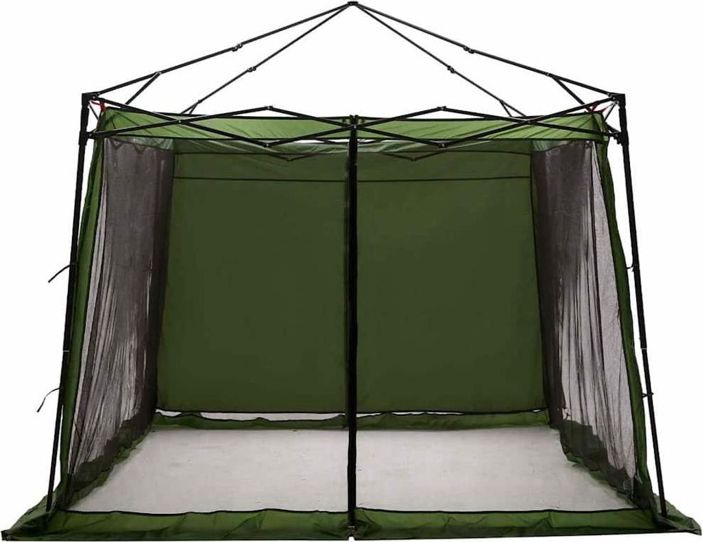 vidaXL Innenzelt mit Dach mit Speicher Grün 303 x 303 x 196 cm Taft