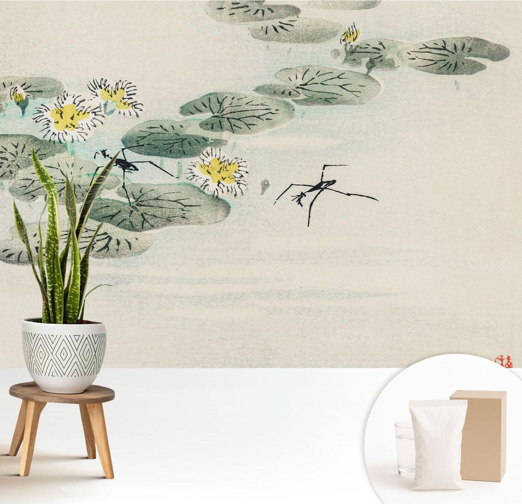 Fototapete - 208x146 cm - Tapete - Wandtapete - Wandbilder - Dekofolie - Tapete Folie - Wand - Dekoration - Wohnzimmer - Ruhiges Wasser