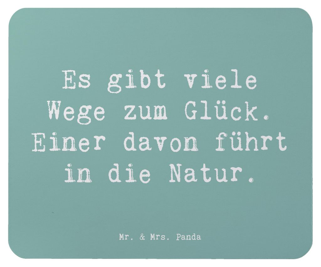 Mr. & Mrs. Panda Mauspad Spruch Geborgenheit Natur - Meeresbrise - Geschenk, Mouse Pad, in der, beruhigend, pc, Gefühl, Mousepad, laptop, Motivati...