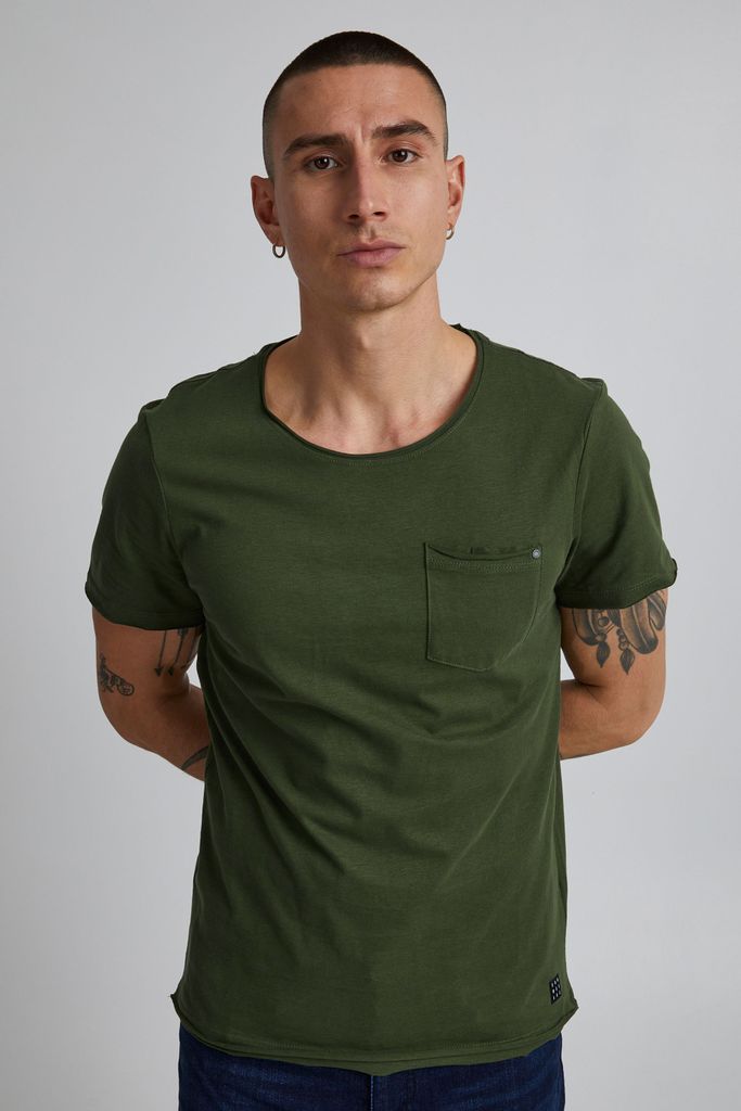 BLEND BHBHNOEL Tee Tee Herren T-shirt Kurzarm Shirt aus 100% Baumwolle