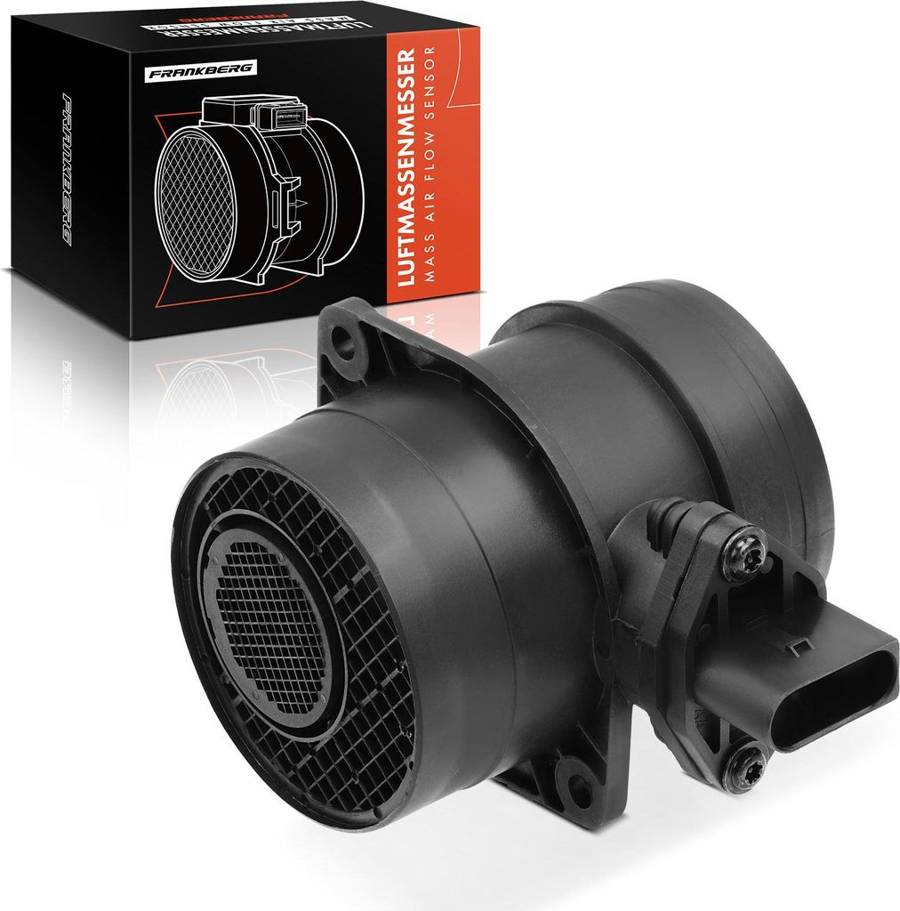 Frankberg 1x Luftmassenmesser für VW Golf IV Plus V Polo Passat Jetta III LT 28-35 II 28-46 II Phaeton Sharan Touareg